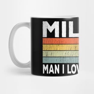 MILF Man I Love Football Retro Vintage Sports Mug